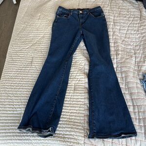 BDG high rise, dark indigo bell bottom jeans
